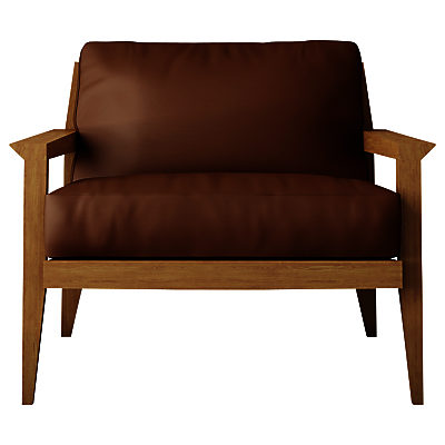 Case Stanley Leather Armchair Brown